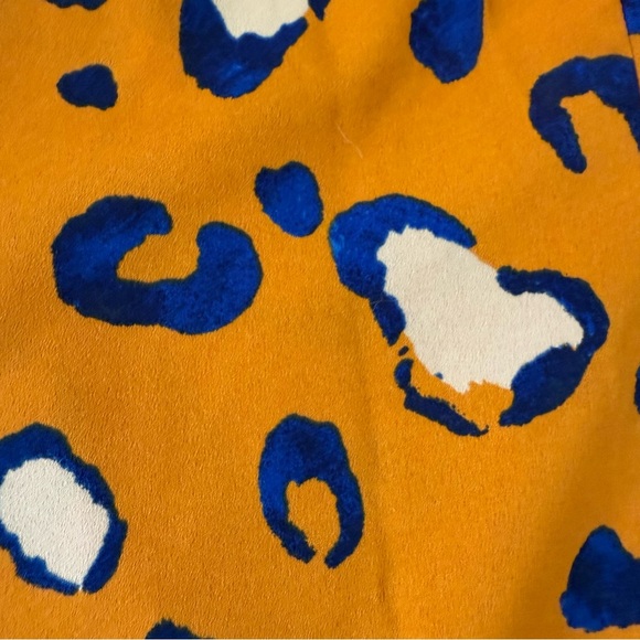 3.1 PHILLIP LIM Target Orange and Blue Leopard Print Patterned Blazer Sz XL NWOT - Picture 13 of 16